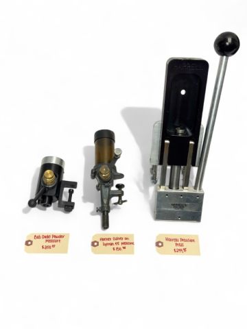 Precision Powder Measures and Press